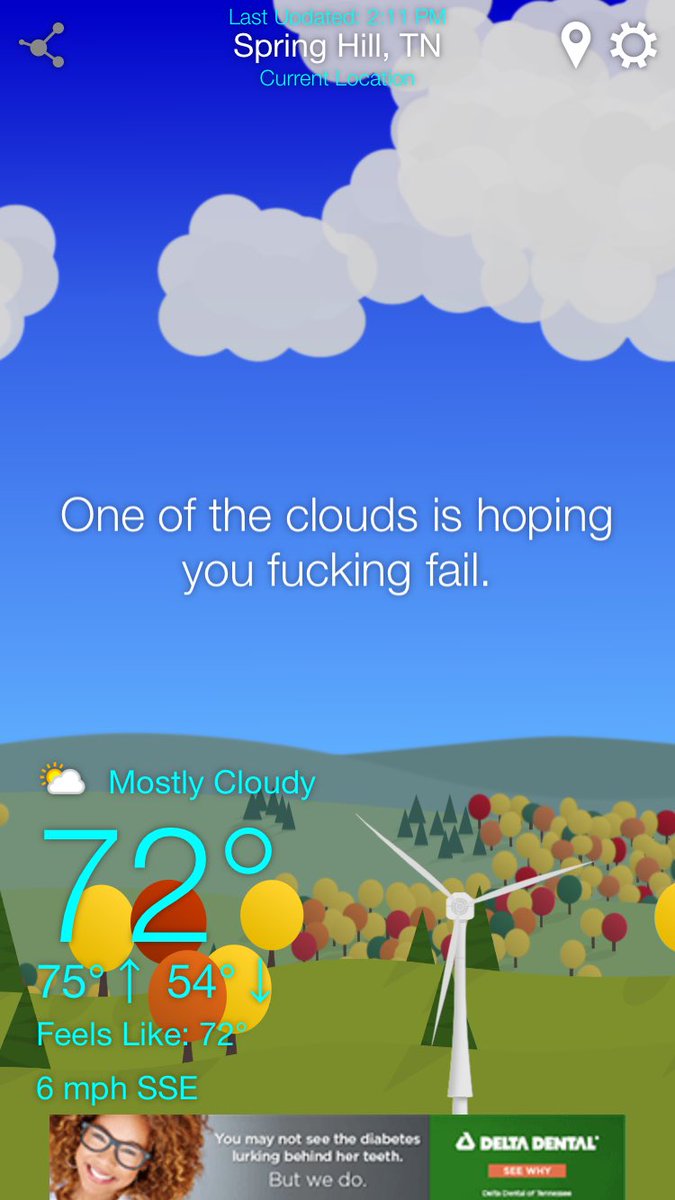 #WhatTheForecast #wtforecast well that’s not nice.... itunes.apple.com/us/app/what-th…