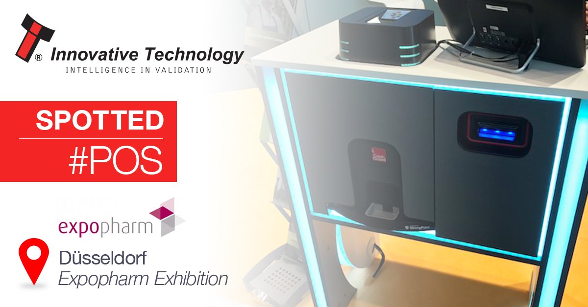 notevalidators's tweet photo. #itl SMART Payout spotted inside a point of sale terminal at the Expopharm Exhibition in Düsseldorf #POS #Expopharm https://t.co/Q50z3evW9v