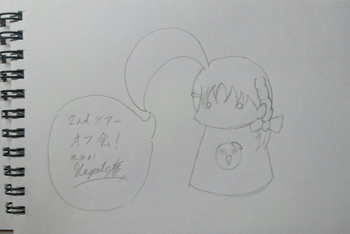 昨日らーさんと塵さんに描いてもらったやつです 