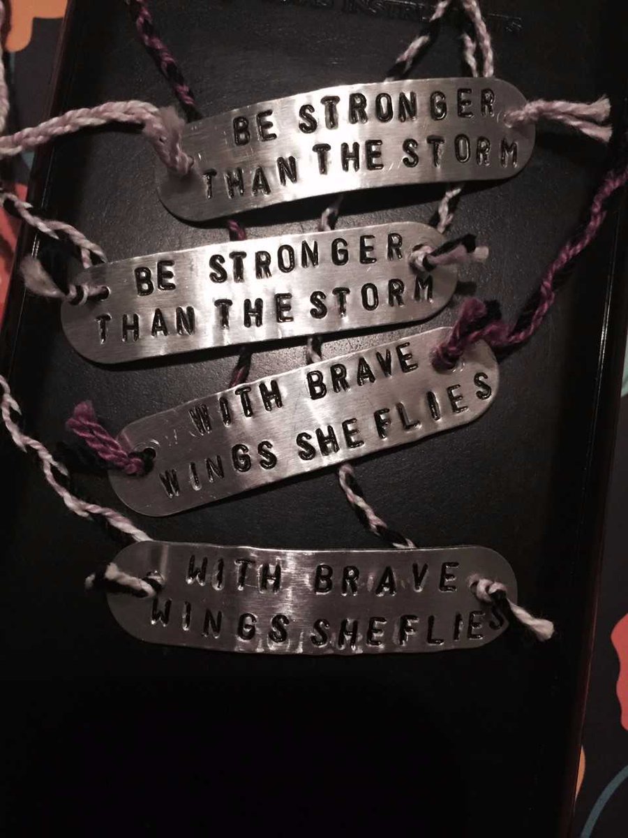 peyton_sauer's tweet photo. Oct. is Domistic Violence Awareness month &amp; to honor that we are selling these bracelets on behalf of Willow Tree of Posey County #344macro https://t.co/MrLOXzd4mZ