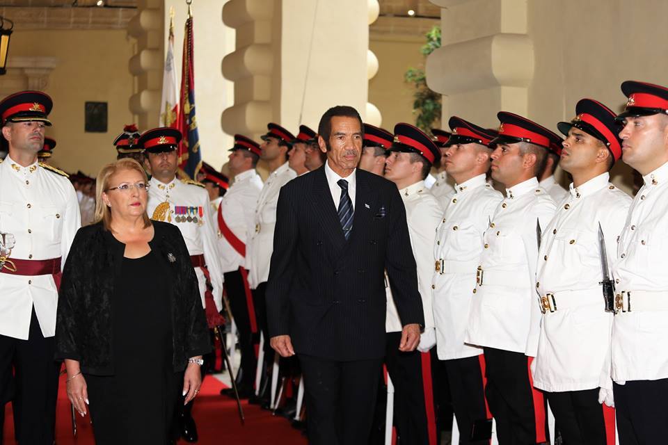 BWGovernment's tweet photo. GALLERY |President Khama at Office of the President - #Malta today @ https://t.co/3Zh4Ubeypv @presidentMT 🌧️🌧️ https://t.co/xavU2jt5tu