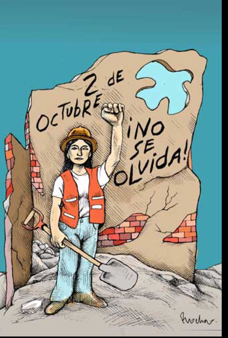 RuidoEnLaRed's tweet photo. 2 de octubre no se olvida. 
#Rocha de @lajornadaonline en #Cartolandia https://t.co/llZ8CJuYaY