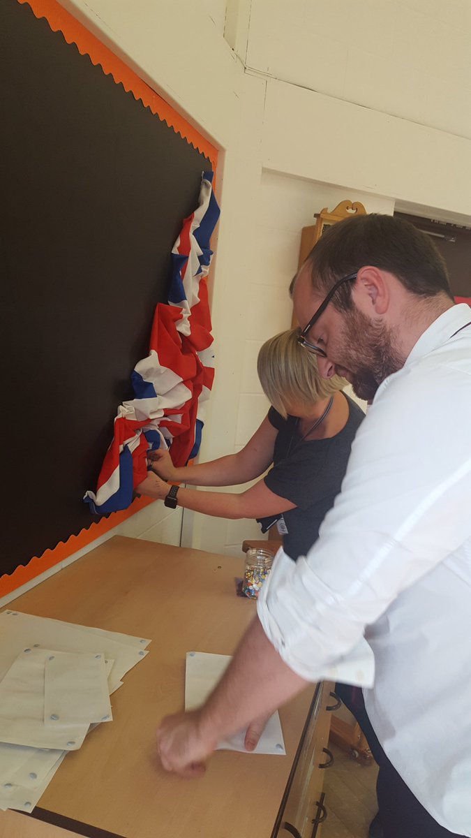 ThorpeHesleyPri's tweet photo. Staff busy putting Dennis' Decades work up for our celebration #nearly90 https://t.co/4pR682CeTO