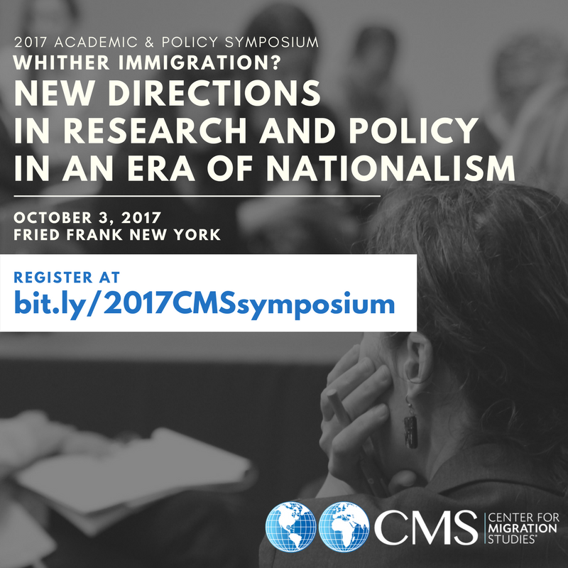 CMSnewyork's tweet photo. TOMORROW | OCT 3: Annual Academic &amp; Policy Symposium, New York #immigration #refugees #policy More info: https://t.co/fB11UG2cxG https://t.co/z6bblZLmth