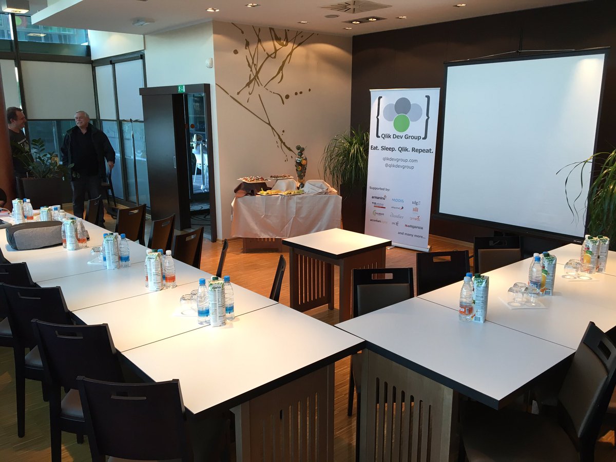 irregularbi's tweet image. Everything prepared for the 1st #QlikDevGroup Adriatic event at Adacta Ljubljana