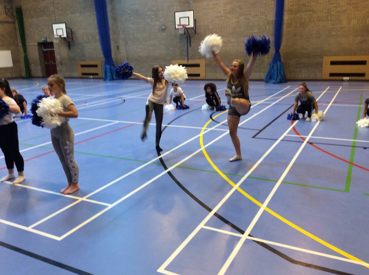 northfieldaca's tweet photo. Starting off our celebration of Scottish Women and Girls in Sport week with some cheerleading. #activegirls @sportscotland @Active_Schools https://t.co/VxVpOboXQD