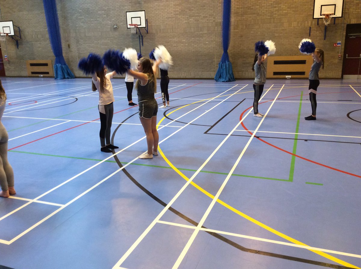 northfieldaca's tweet photo. Starting off our celebration of Scottish Women and Girls in Sport week with some cheerleading. #activegirls @sportscotland @Active_Schools https://t.co/VxVpOboXQD