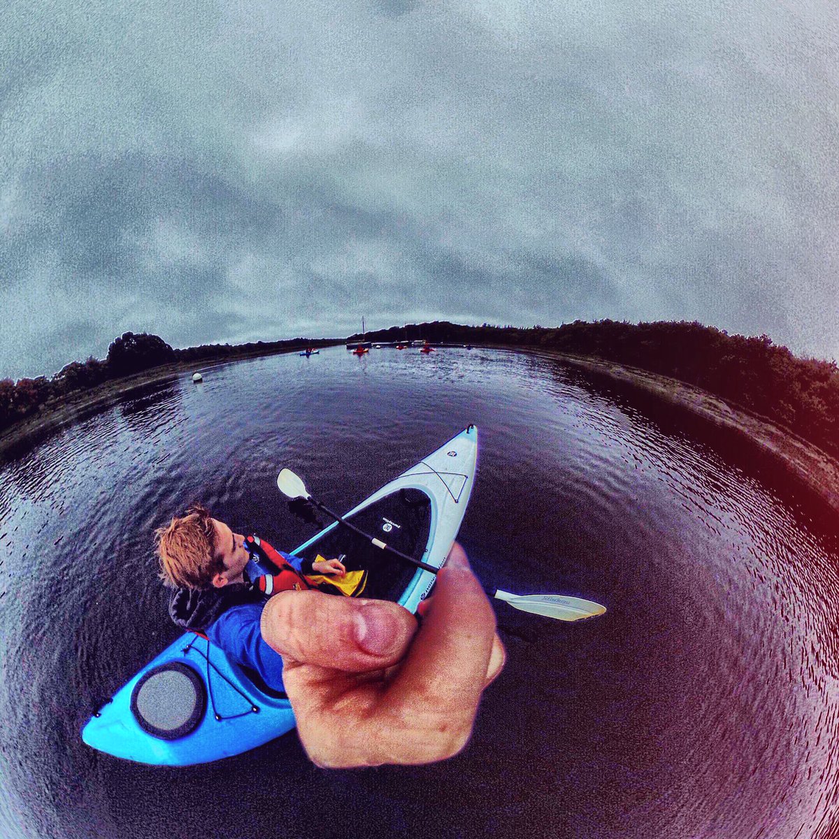 TheWrightRoute's tweet photo. The rain just about held off for our #kayaking with @NewForestActivi Made for a very moody paddle on the river! #NewForestFun #Travel https://t.co/ijuVodVuhR