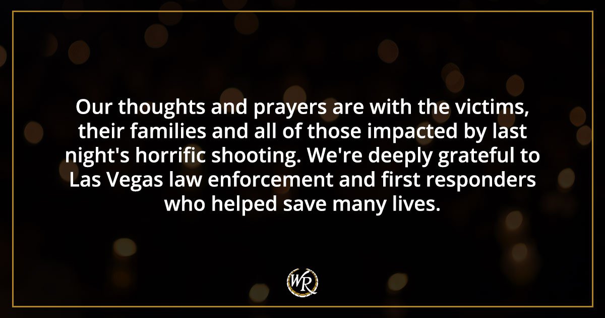 WestgateVegas's tweet photo. Now, more than ever, we need to come together. These events will not tear us down. #PrayersForVegas https://t.co/bJmkHO2tHk