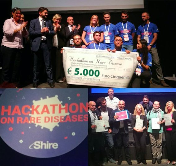 Media4Health's tweet photo. https://t.co/4J1GjBbLvt #RareHackathon: SCOPRI TUTTI I PROGETTI PRESENTATI nella prima edizione vinta da Predictable e SpyHunt di @Shireplc https://t.co/gSMtflDaLV
