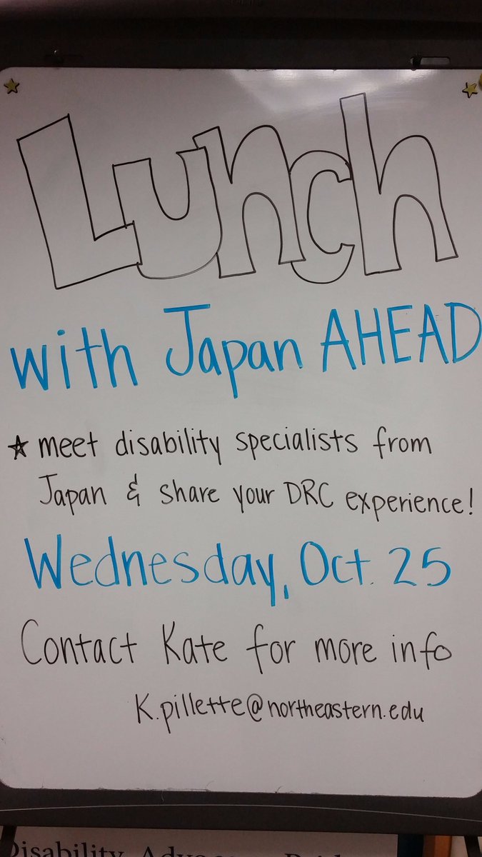 NortheasternDRC's tweet photo. Taking place from 1-2PM on Oct 25--contact Kate for more info! #myDRC https://t.co/hbREfNSfs6