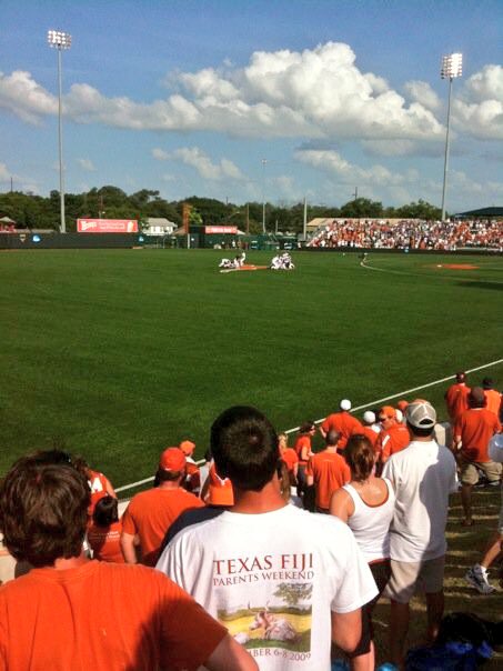 RayCartwright's tweet image. For me watching TCU clinch it’s first trip to the CWS down in Austin. #ToadToThePast