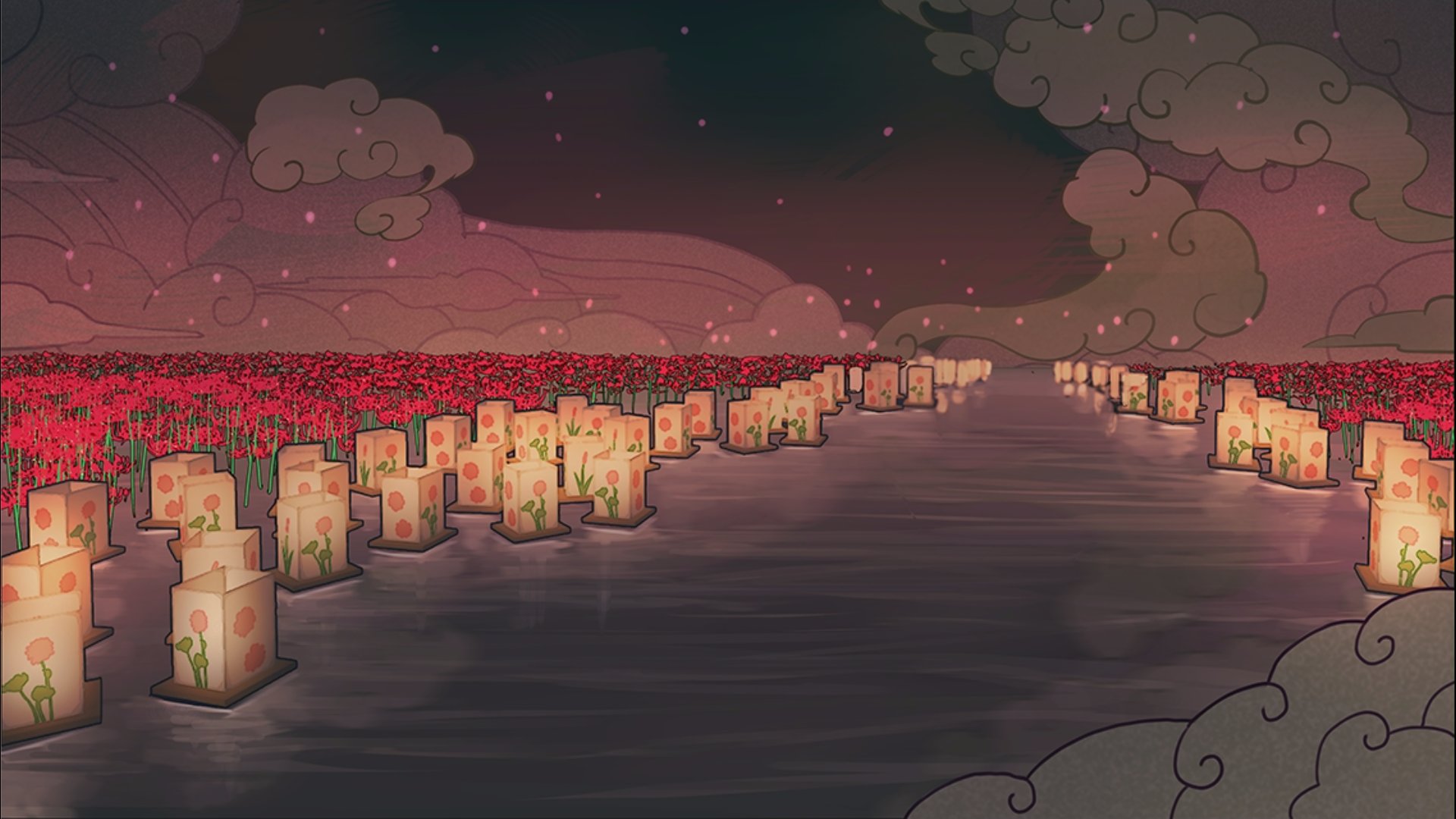 たけのや Haku 09 和の国2のこの背景すごく地獄少女感ありますよね T Co Boiuvxq5qn Twitter