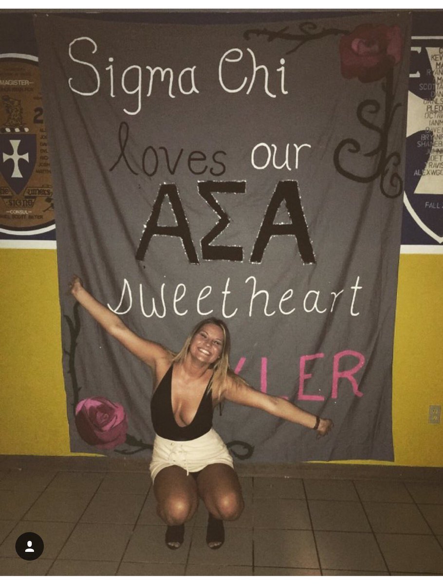 Congratulations to our newest sweetheart Tayler! We're blessed to have a woman like you to represent our chapter! #InHoc