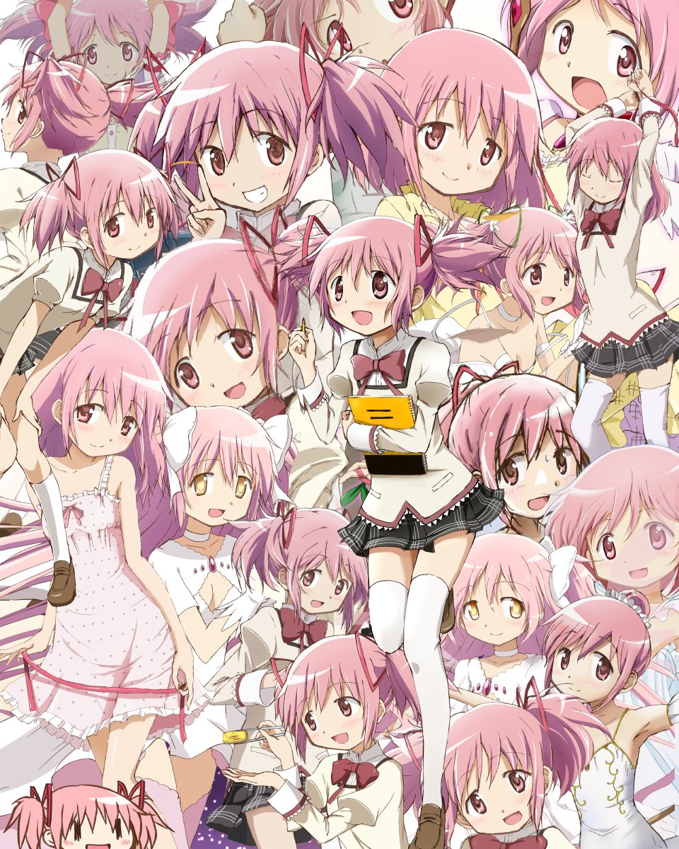 きんふじ בטוויטר まどっちの誕生日ということで 今まで描いたまどっちをピックアップしてみる 鹿目まどか生誕祭17