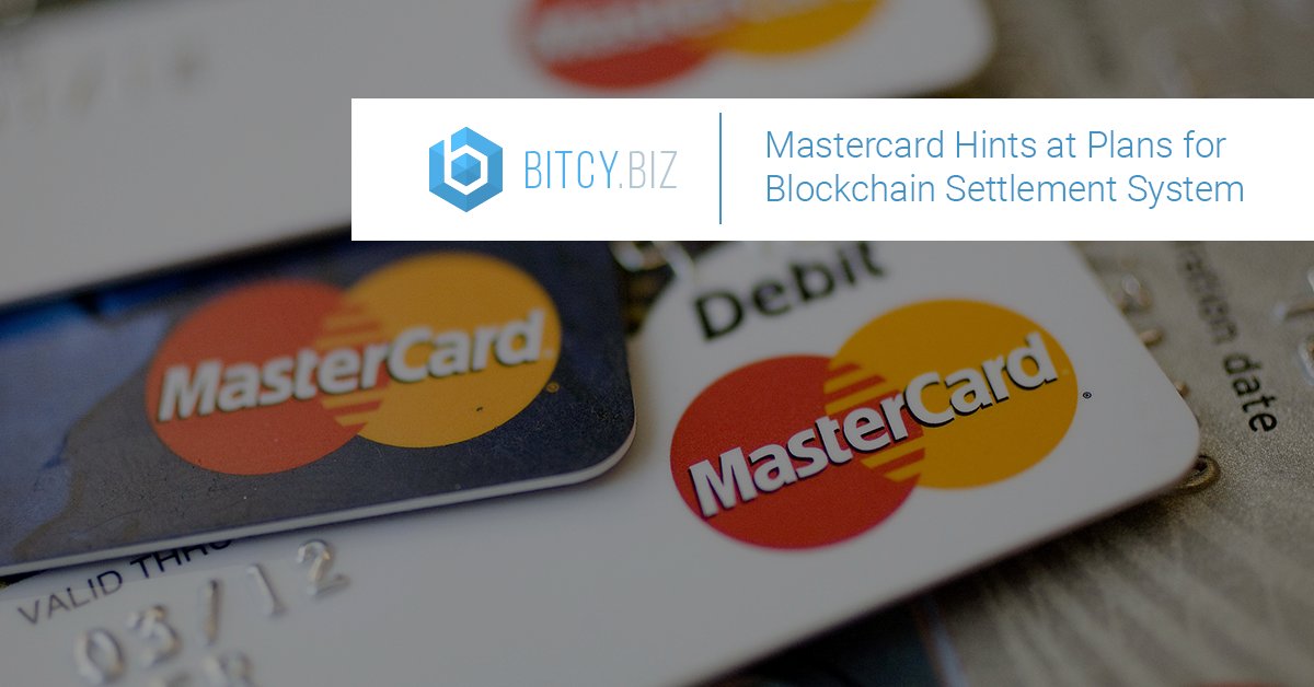 🏦 Mastercard Hints at Plans for Blockchain Settlement System
goo.gl/RnYXaM 
#bitcynews #media #workforit #cryptomining #btc