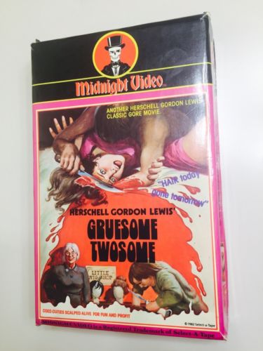 Gruesome Twosome VHS Big Box Rare MIDNIGHT VIDEO Horror Slasher Thriller Gore ebay.to/2yjCmrM ≈ 153 hours #horror