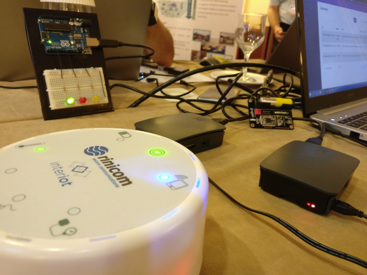 RinicomLtd's tweet photo. Rinicom and the #Interiot partners successfully completed the European Commission review and demo at the IoT-EPI event in Athens, Greece! https://t.co/LoPUFIzKcm
