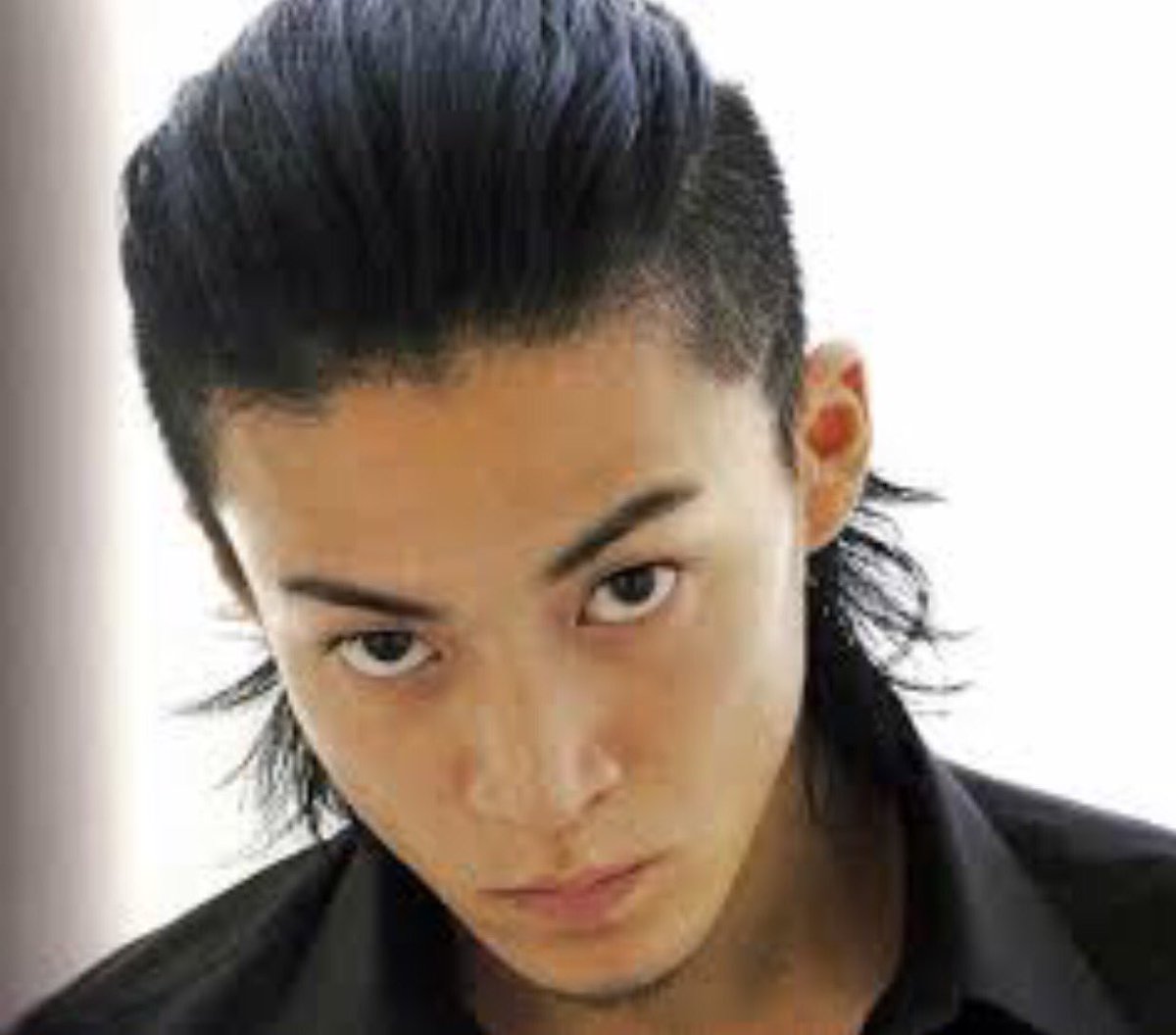 しろとりかずき 虹色love Twitterissa 夜中ですが髪型似せて見たやって見ました 2枚目 クローズ 滝沢ゲンジ