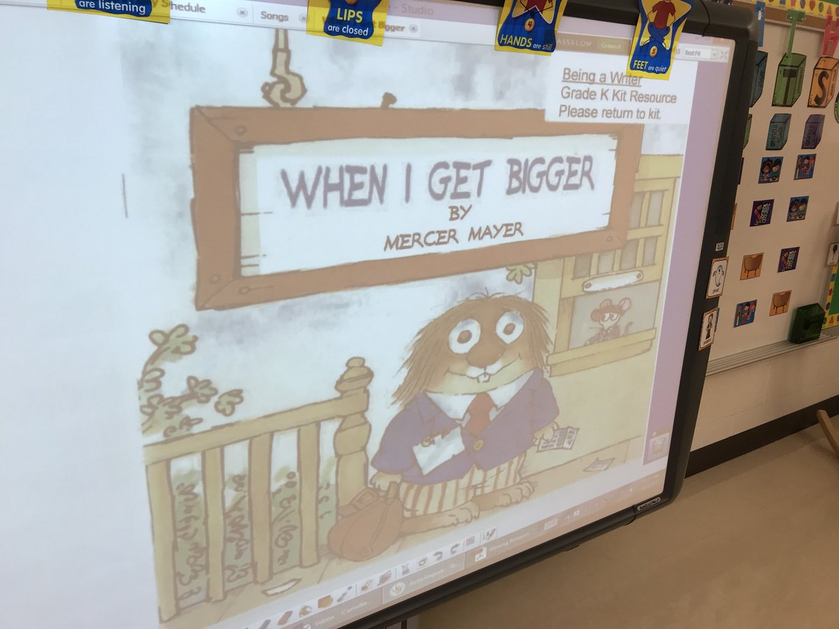 MrsSoleimani's tweet photo. In Writing we are making personal connections to the story When I Get Bigger and enjoying some interactive writing! #smallgroupwriting https://t.co/ChMHzyS6Ld
