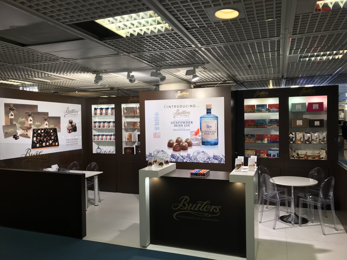 ButlersChocs's tweet image. Visit us at stand L56 in the Green Village at @TFWAnews in Canne. #Gunpowder #Drumshanbo #MiniBars #TFWA2017