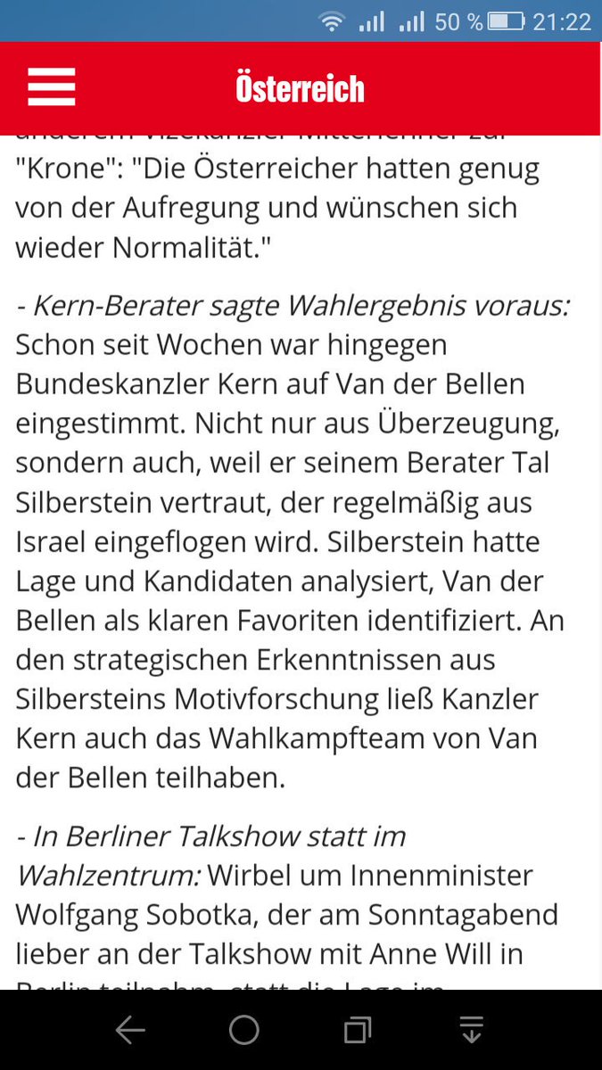 StefSamersdorf's tweet photo. @Claus_Pandi @SCHIEDER @SPOE_at @GNiederm Krone vom 5.12.2016, da war die Welt noch in Ordnung und Silberstein für VdB. https://t.co/TxzS1KGpQH