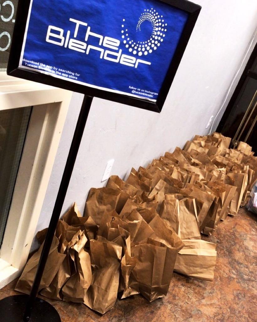 differentpastor's tweet photo. We made homeless care packages. Come join us this week at BLENDER 6pm to grab your bag and show our community some… https://t.co/wwu8vBRHPb https://t.co/JMhlN65j4S