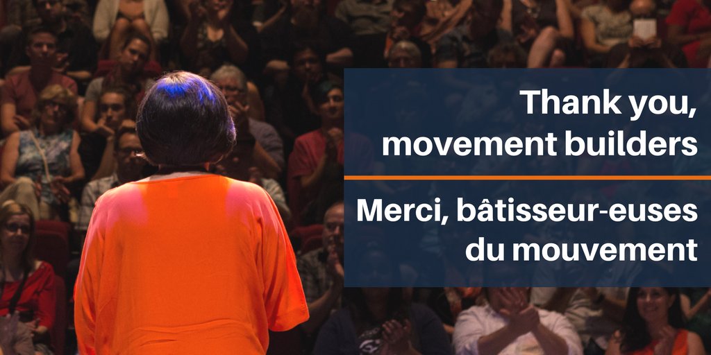 nikiashton's tweet photo. To all the #ndpldr movement builders. When this campaign started we were a small group of people with a big idea... https://t.co/OsI7dGkRZZ https://t.co/StNKcU3otQ