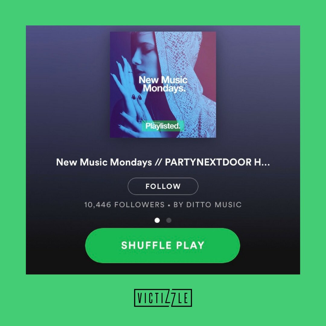 VictizzleMusic's tweet photo. Great News!!! We Made It Onto The NEW MUSIC MONDAYS SPOTIFY PLAYLIST!!!! #NoWahala #NextTing https://t.co/l408boIrgJ