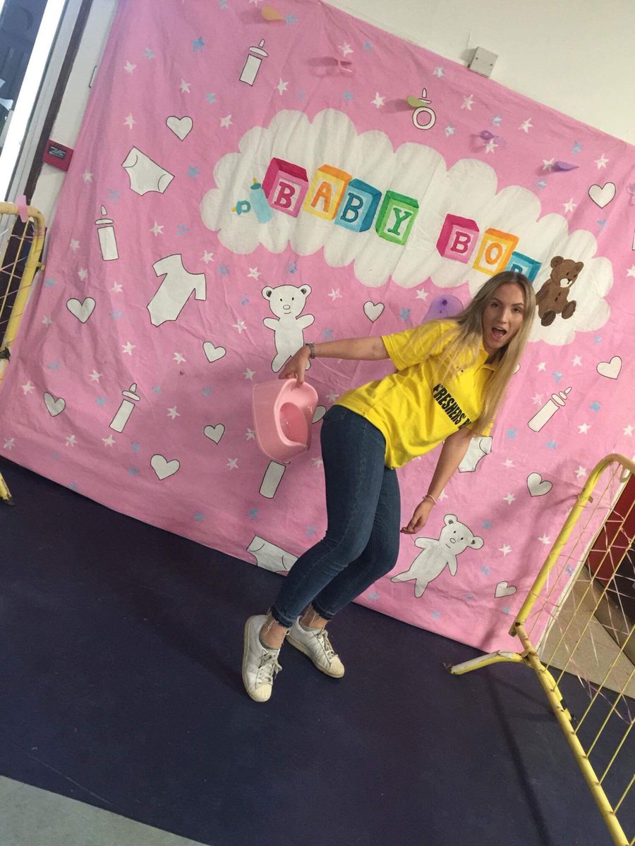 VMFreshers's tweet photo. So excited for the Baby Bop we might wet ourselves !! #vmfreshers #mildertmeans https://t.co/ZGqn8vQD2d