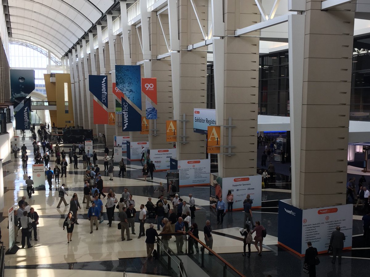 90th annual #WEFTEC kicks off in Chicago! Come visit Water Finance &amp; Management at booth 1361!