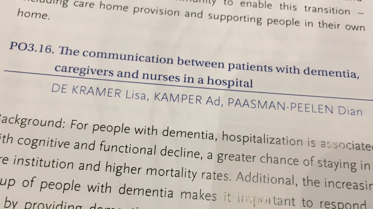 detrena's tweet photo. Aanwezig tijdens het Alzheimer Europe conference om mijn afstudeeronderzoek te presenteren. #27AEC #Berlin @DianPaasman @IsalaZiekenhuis https://t.co/XutxoxU4E9