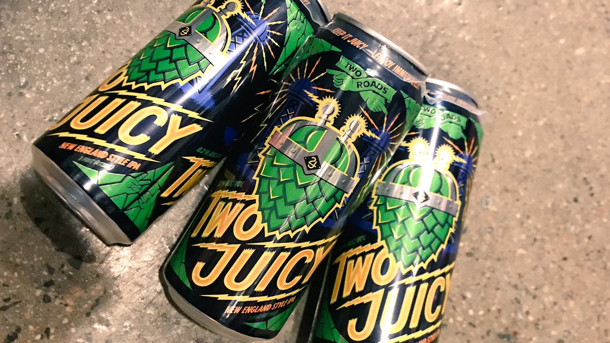 cbc_fortpoint's tweet photo. Two Juicy - @2RoadsBrewing is in the house! #deliveryday #fortpoint #fortpointbos #Boston #Craftbeer https://t.co/arj7KUriBS