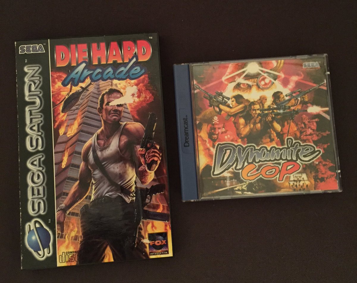 shenmue_hugh's tweet image. Which one was your favourite? #diehard #dynamitecop #dynamitedeka #sega #saturn #dreamcast