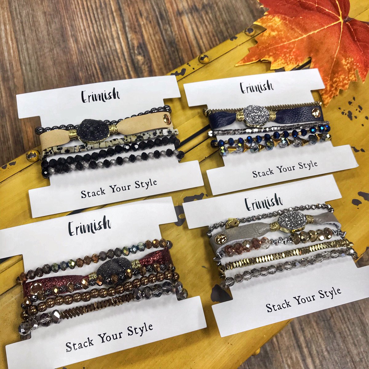 sullivansgifts's tweet image. New druzy stacks from Erimish 😍 #druzy #stacks #stackyourstyle #erimish #erimishbracelets #sullivans #shopsmall #weship