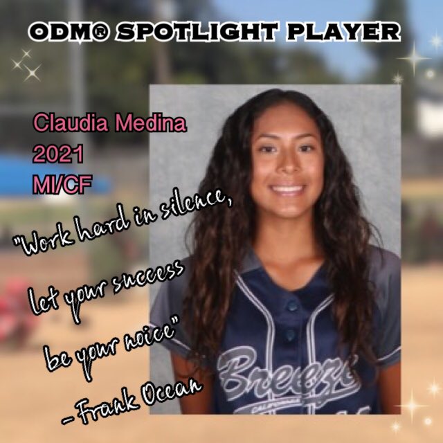 ODM_Testing's tweet photo. ODM® #PlayerOfTheWeek and #MotivationalMonday is Claudia ✨✨✨ Keep on shinning!!! https://t.co/o4xi70JxxP