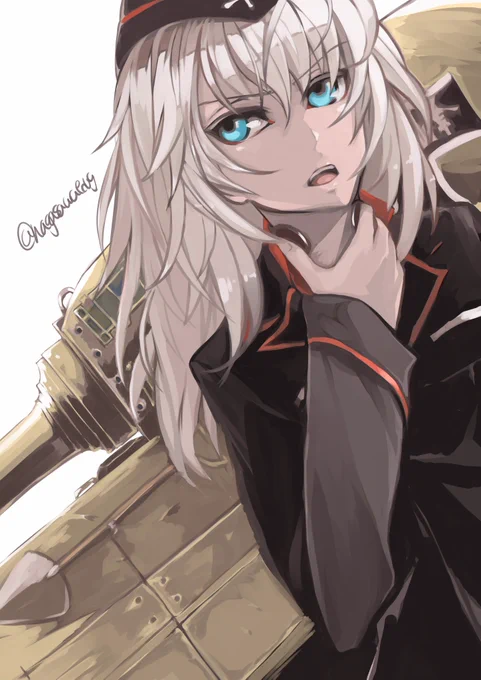 ワンドロで前描いた逸見を加筆
#ガルパン #逸見エリカ 