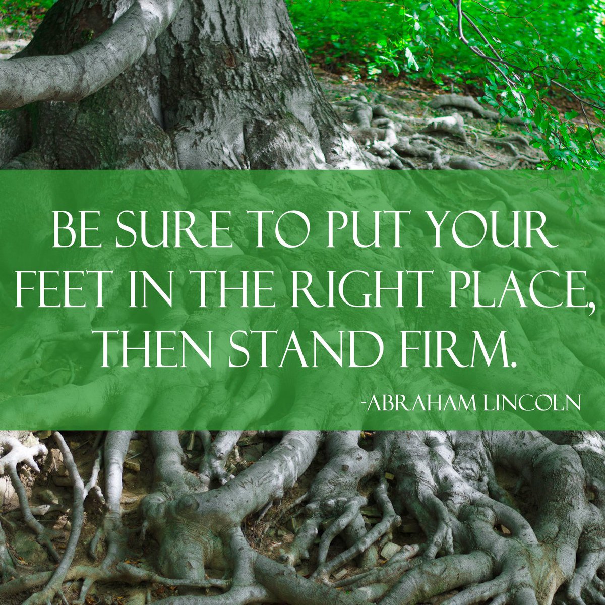 backstagepc's tweet photo. #motivationmonday #lincoln #quote #standfirm https://t.co/pw3gx2PrvP