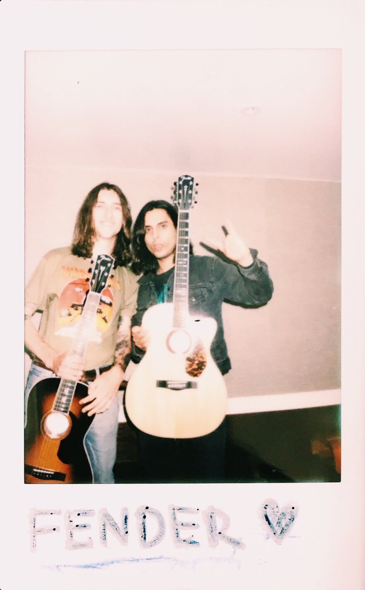 inheaven's tweet photo. Fender have blessed us with some new acoustic axes. Big love ♥️ #fenderparamount
Leeds @Nath_Brudenell tonight! Stage time 21:30 xxx https://t.co/gjxwDnz7LO