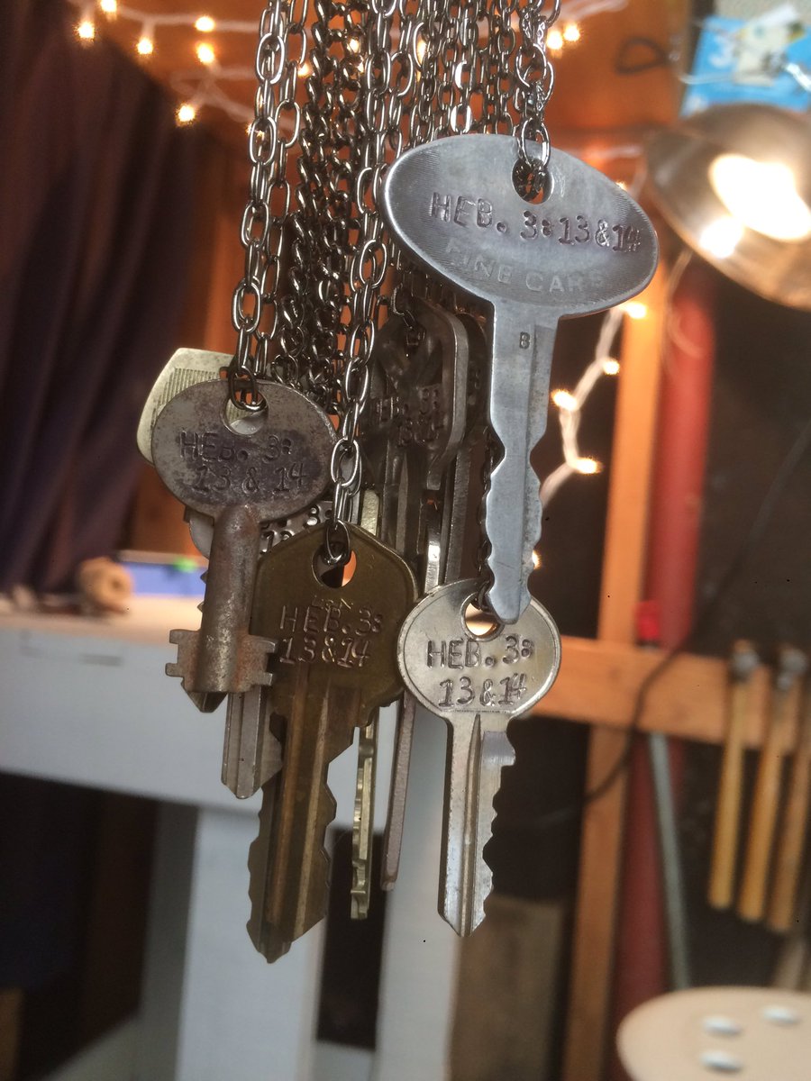 theColonyShop's tweet photo. Finishing up a fun order in The shop this afternoon! Letter stamping on keys is tough but it turned out pretty cool! https://t.co/BHhJ3QnKjM
