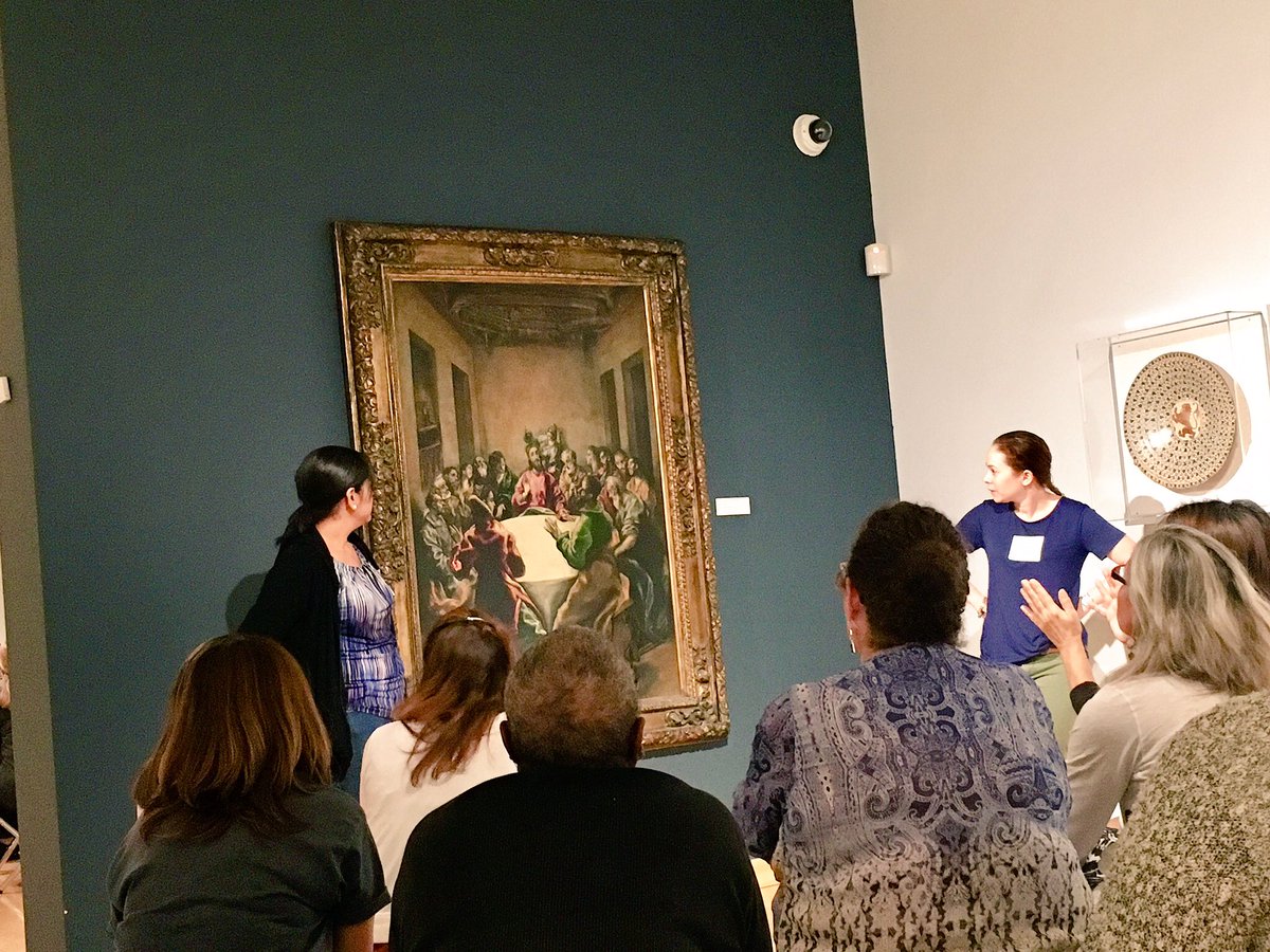 southsideowls's tweet photo. The Southside faculty is perfecting the implementation of Visual Thinking Strategies @loweartmuseum #AestheticDevelopment #MeaningfulPD https://t.co/d0q3jgar23