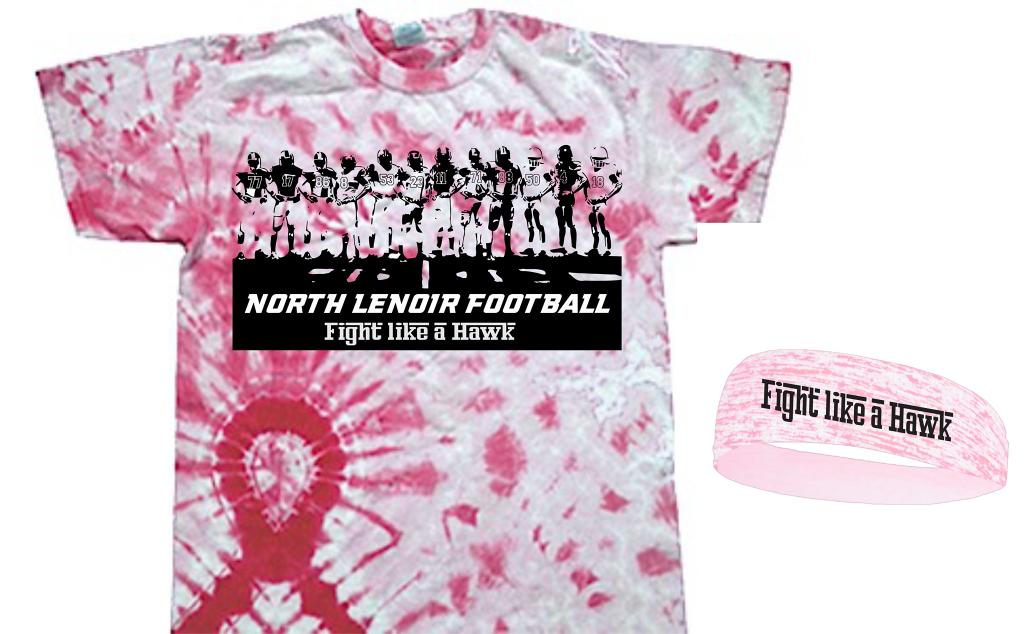 dawterodking's tweet photo. Our Homecoming night is Pink Out Night Hawk Community order this awesome shirt #due6th #duefriday @NLHSStudentSec https://t.co/NvpzKirYet