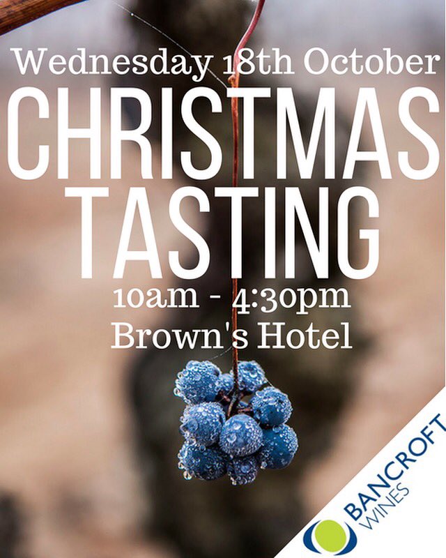 BancroftWines's tweet photo. #Christmas? Promise we haven't gone mad. We'll be tasting fine wine so you can find something special to add festive sparkle to your lists https://t.co/8Zp1xYKDqI