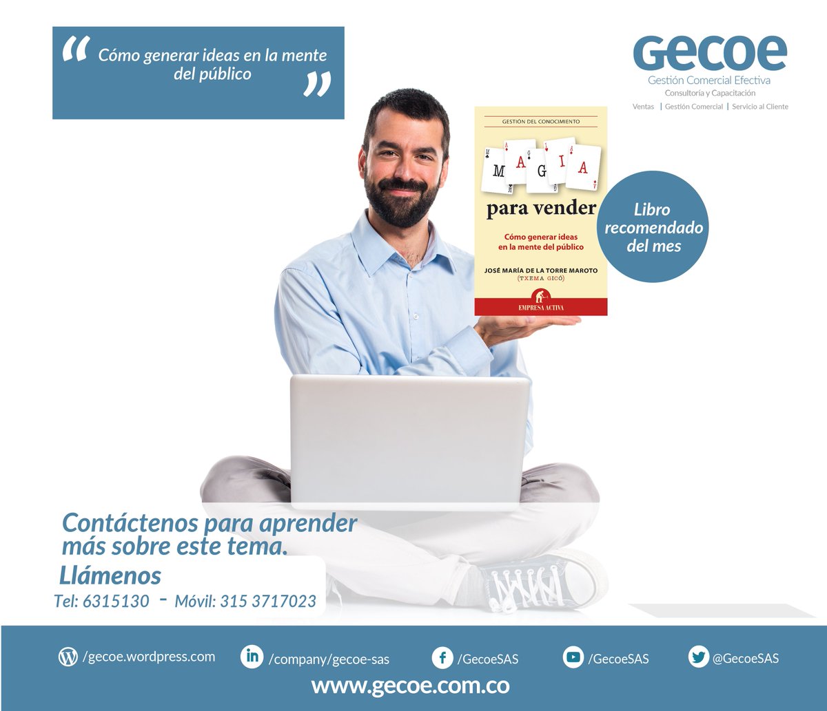 GecoeSAS's tweet photo. #Gecoe te recomienda un #libro para que mejores tus #habilidaddeventas https://t.co/yI1pOveocY
