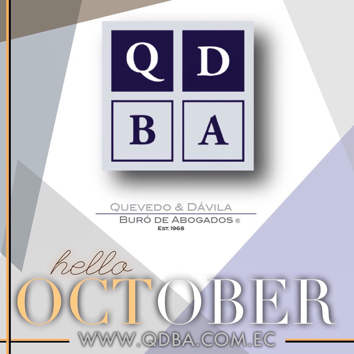 Quevedolegal's tweet photo. Hello October! #QDBA #Nuevomesuevosinicios #Monday #Lawyers https://t.co/VC23MdSwnx