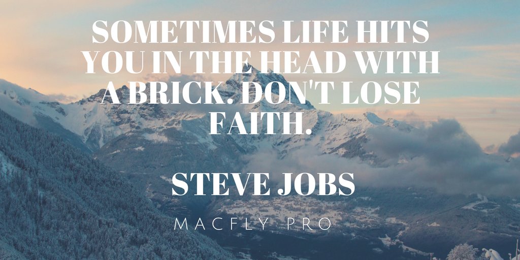 MacFly_Pro's tweet photo. #MondayMotivation #MacFlyPro #SteveJobs #quote https://t.co/59VXsj1Zqo