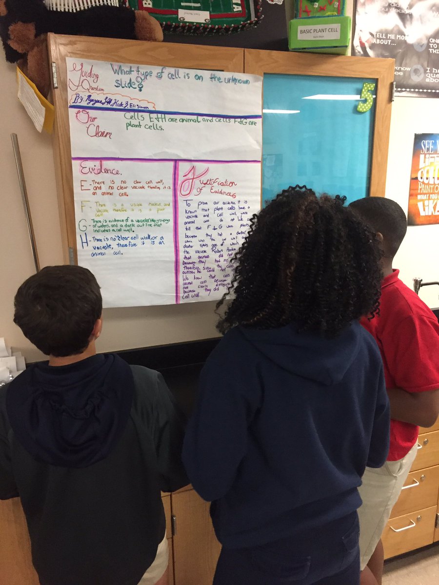 MsBealsClass's tweet image. Students presenting their claims and offering feedback on their justifications #microscopelab #adi #scienceinaction