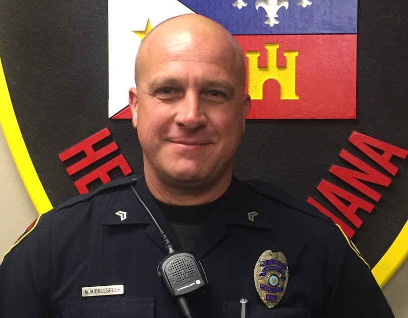 KATCTV3's tweet image. Lafayette Police officer Corporal Michael Paul Middlebrook was a nine year veteran  katc.com/story/36501550…