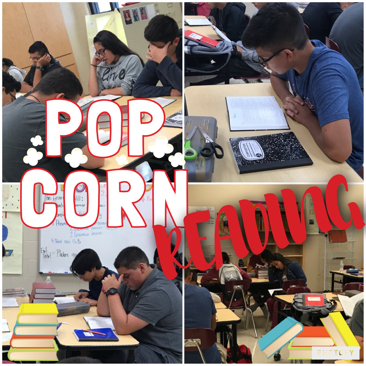 ThisClassIsLit's tweet photo. Ss engage in #PopcornReading #lightupliteracy #iTeachLFU https://t.co/snML2b2rpK
