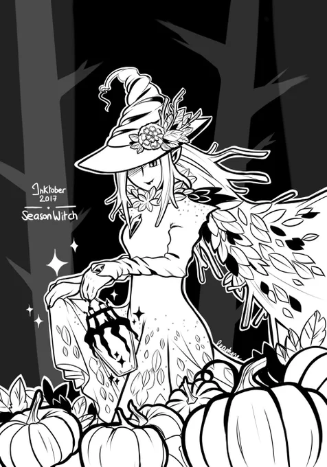 #INKTOBER day1!

Seasonal Witch ? 